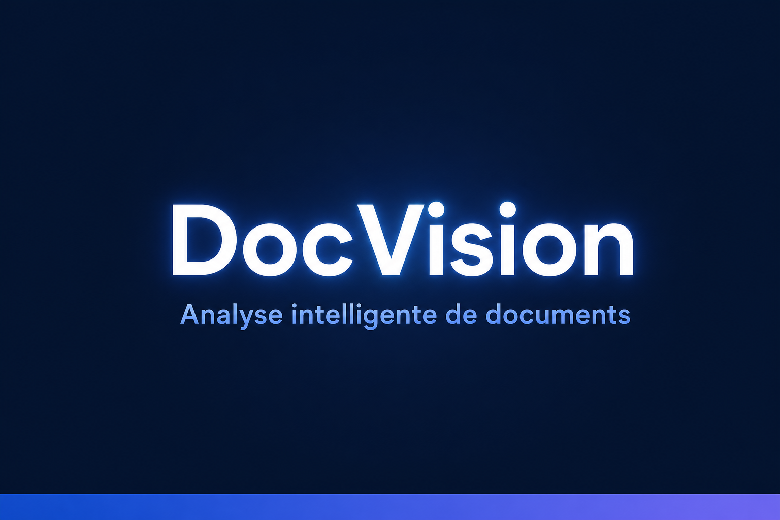 DocVision — Analyse intelligente de documents